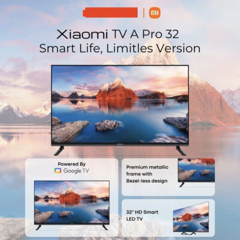 Xiaomi TV A Pro 32 inch / MI TV smarttv 32 inch