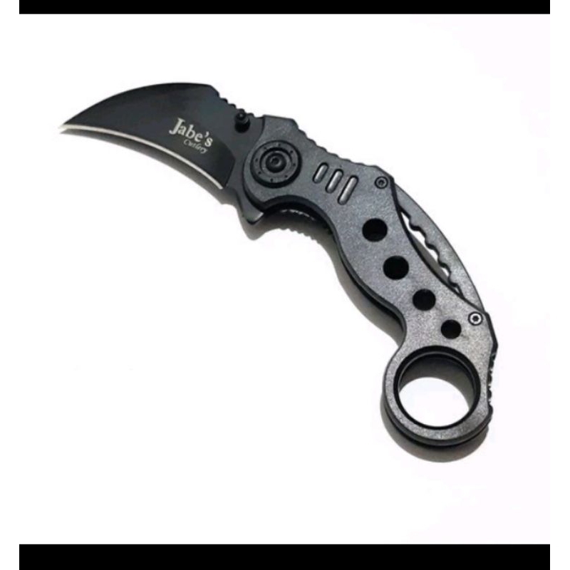 Mancis Korek Pisau Lipat Kerambit SOG OUTDOOR P655 - Hitam