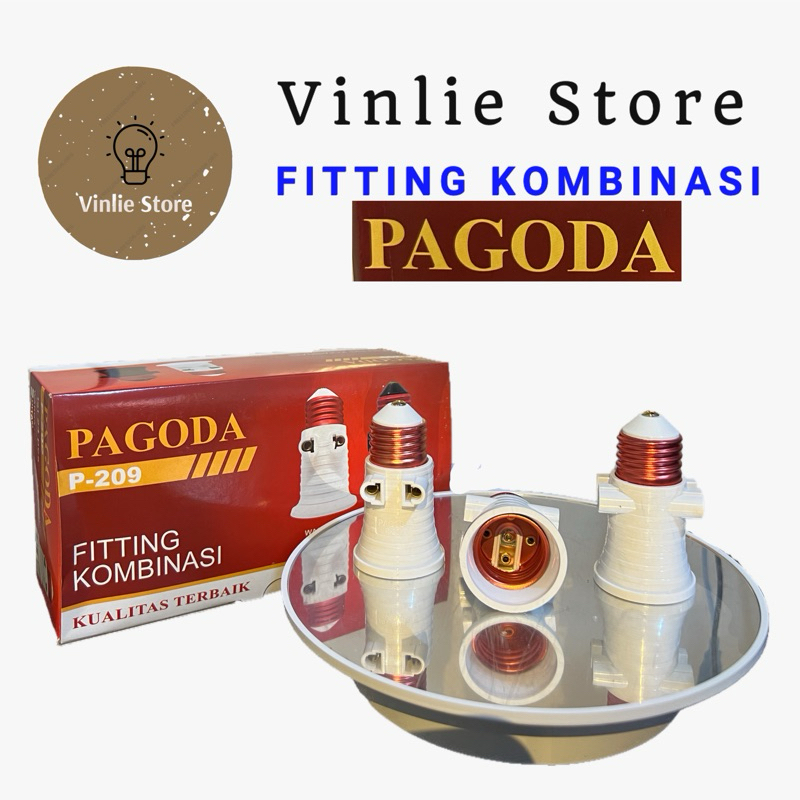 FITTING KOMBINASI PAGODA P209 FIT COLOK KIRI KANAN