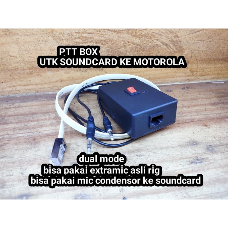 PTT BOX UNTUK MIXER DUAL MODE MIC