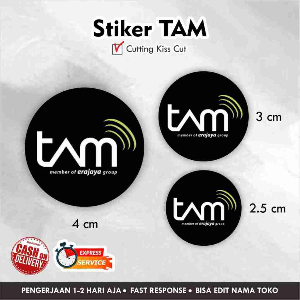 

Stiker TAM Cromo / stiker bulat