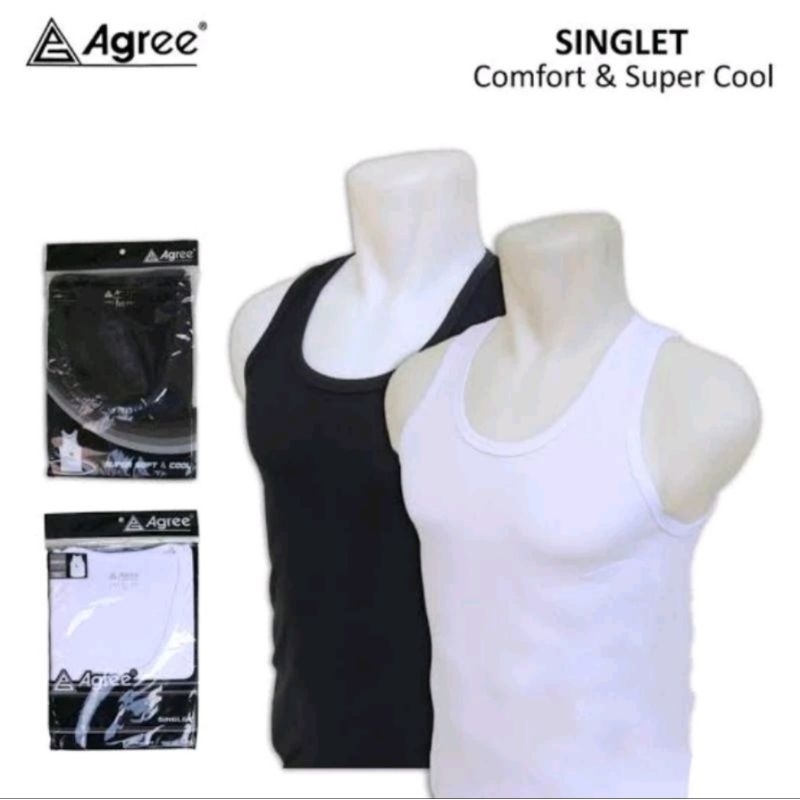 Singlet Cowok AGREE, AGREE Singlet Polos