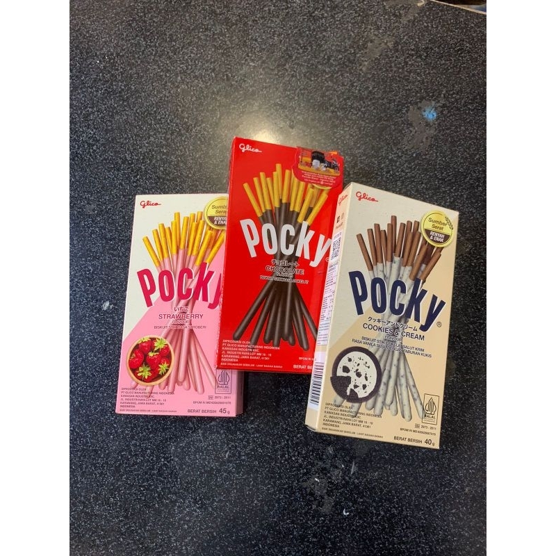 

POCKY / POCKY STICK / SNACK COKLAT /RASA RANDOM