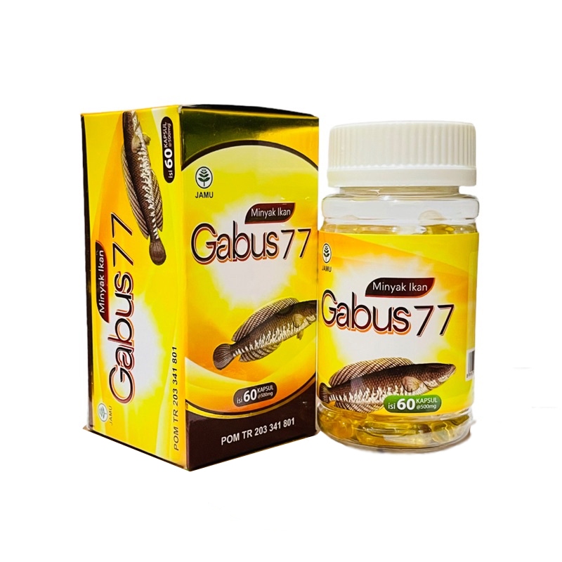 Minyak Ikan gabus 77 60kapsul - albumin fish oil darusyifa