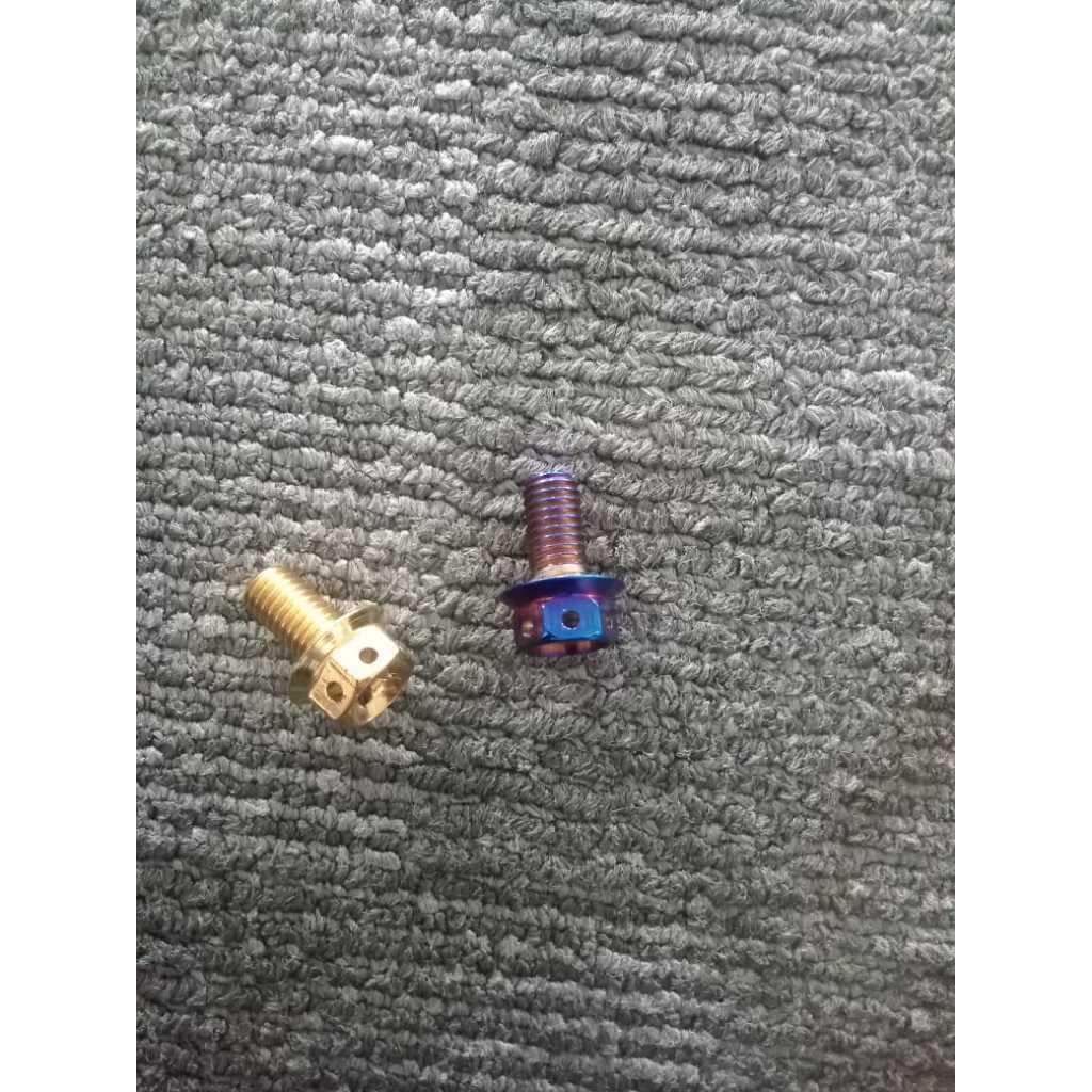 Baut Probolt Stenliss Tutup Oli Gardan vario 125 Original Heng Thailand