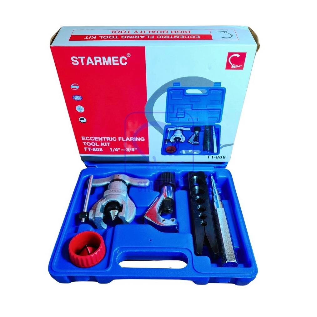 Flaring Tool Pipa AC KIT 88  Reamer Cutter Swaging Punch STARMEC v A8D5