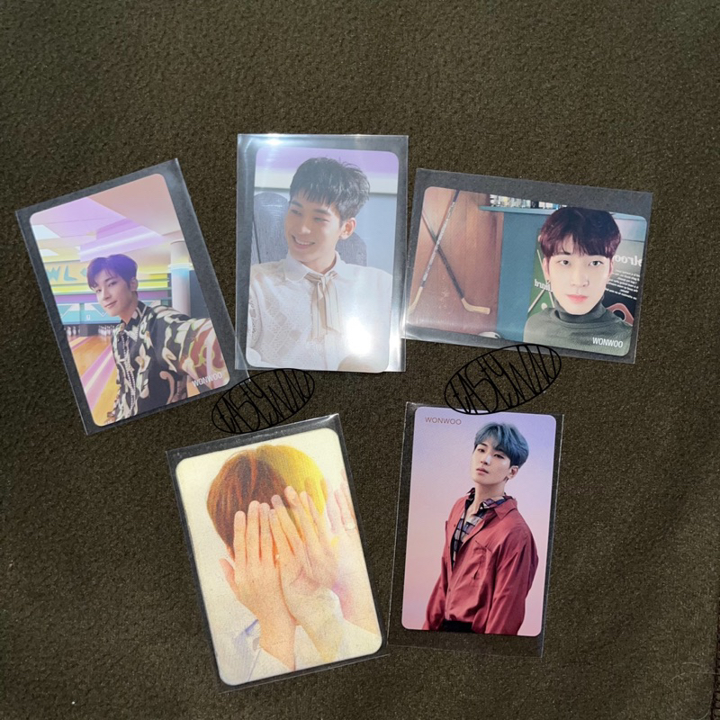 seventeen wonwoo an ode your choice mecima benefit photocard japan hmv henggarae trading card tc pc