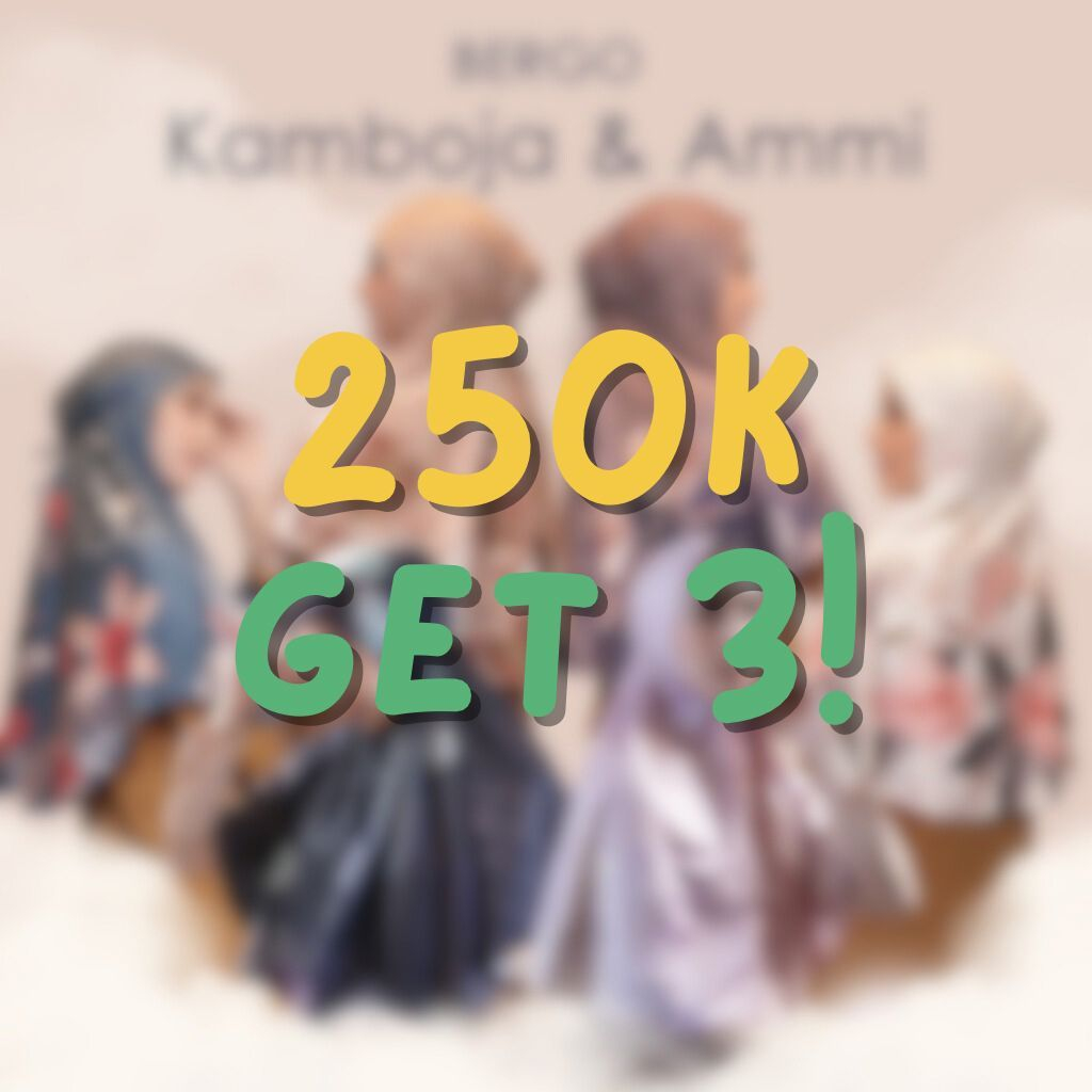 BERGO AMMI & KAMBOJA SERIES | Jilbab Instan Bergo Maryam | Instan Baiti Premium Printing | Khimar Sy