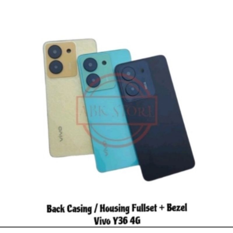 Housing Fullset Backdoor + Bezel Vivo Y36 4G Original