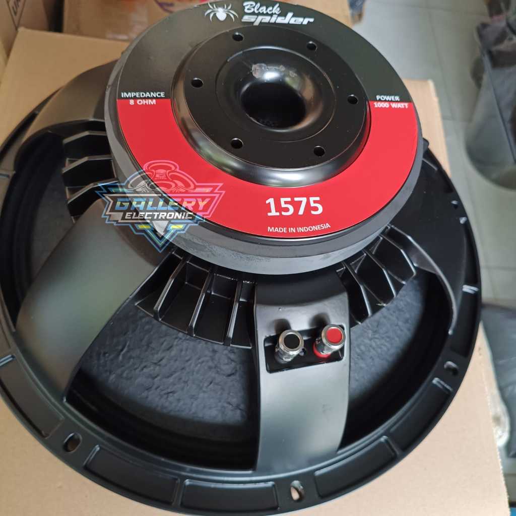 Speaker BLACK SPIDER 15inch 15" Model 1575 VC 3inch Rangka Diral Original 1000 Watt