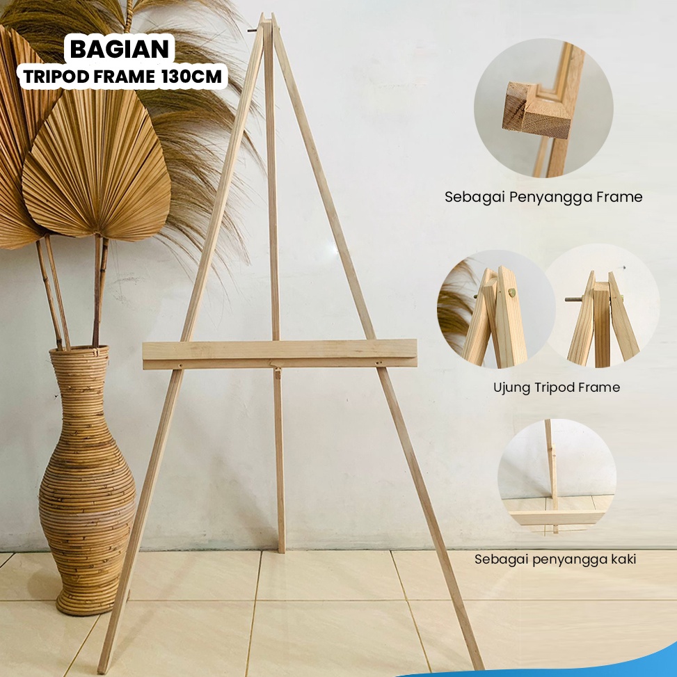 

Easel Standing Frame Kayu Wooden Board Besar Stand Lukis Kayu Jati Belanda Penyanggah Papan Bunga Lukisan Kanvas Whiteboard Frame Bingkai Foto Wedding f B2M4