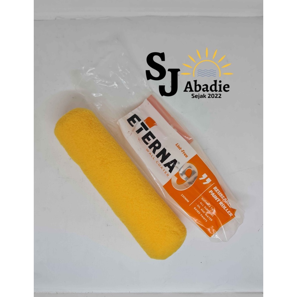 

KODE A35A 6 PCS Bulu Kuas Rol ETERNA 9 Inch Reusable Paint Roller 23 mm SJ ABADIE