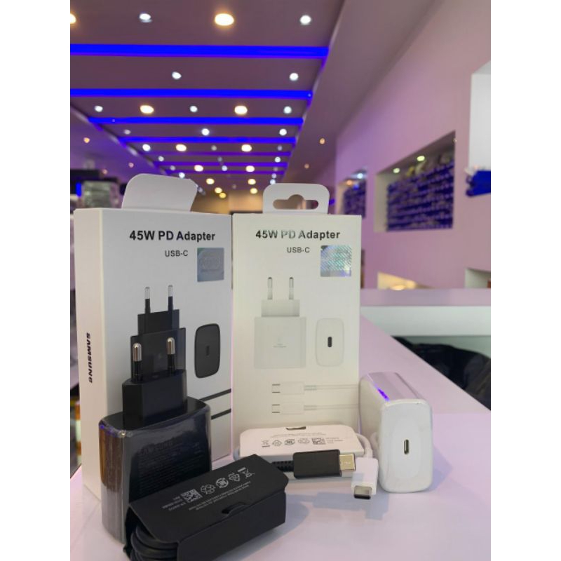 Charger samsung 45w ori/Charger45w/Casan samsung type-c /Adapter45w/Pengecas samsung 45wori