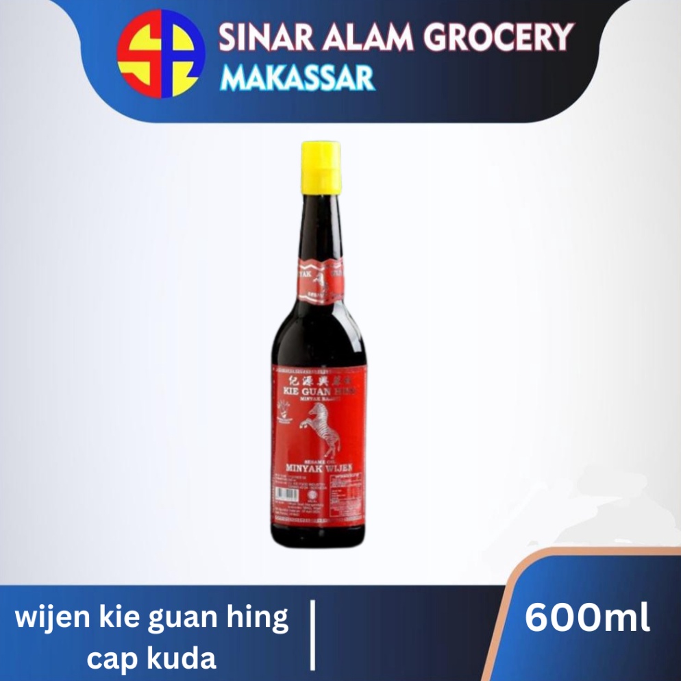 

KODE J46P Minyak Wijen Kie Guan Hing cap kuda Sesame oil 6 ml