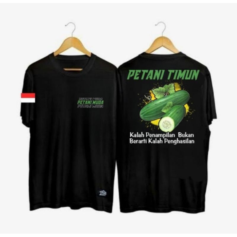KAOS LENGAN PENDEK PETANI MUDA - KAOS PETANI TIMUN