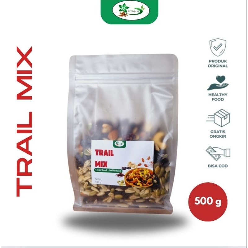 

Trail Mix 500 g Almond, raisin, sunflower seed, cranberry