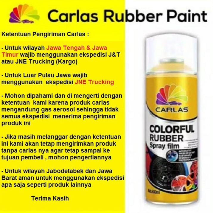 KODE H2H CARLAS RUBBER PAINT White CARLAS C4 Putih Doff