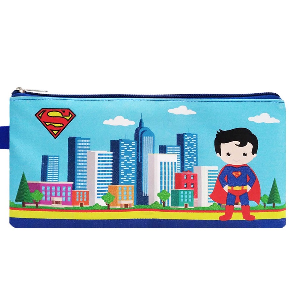 

KILAT Mini Case Superman Benhur Stationary Organizer Pencil Case Tempat Pensil Travelling Organizer
