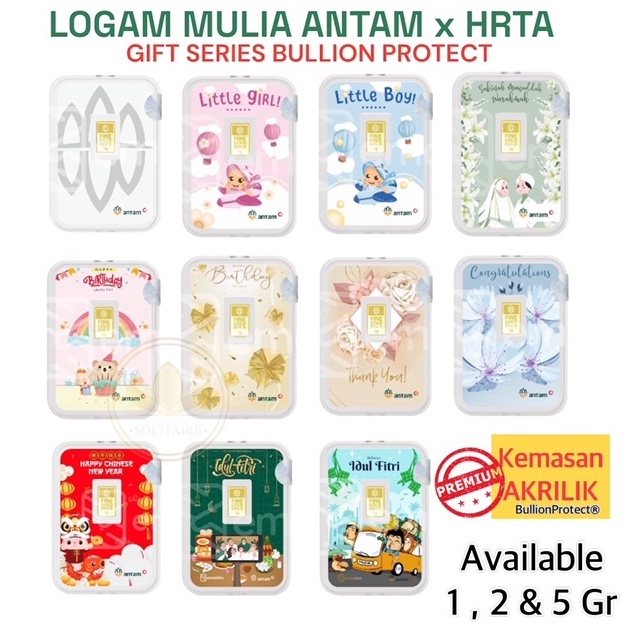 KODE N18S Logam Mulia ANTAM x HARTADINATA Emas KITA Bullion protect Kemasan Akrilik Terbaru Premium 