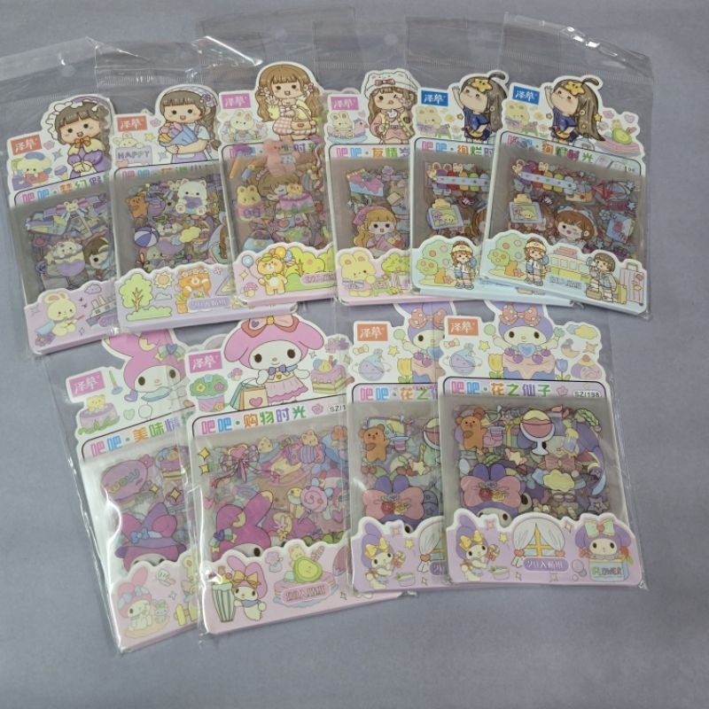 

[CRAFTS BY V] Stiker Karakter isi 20 Pcs