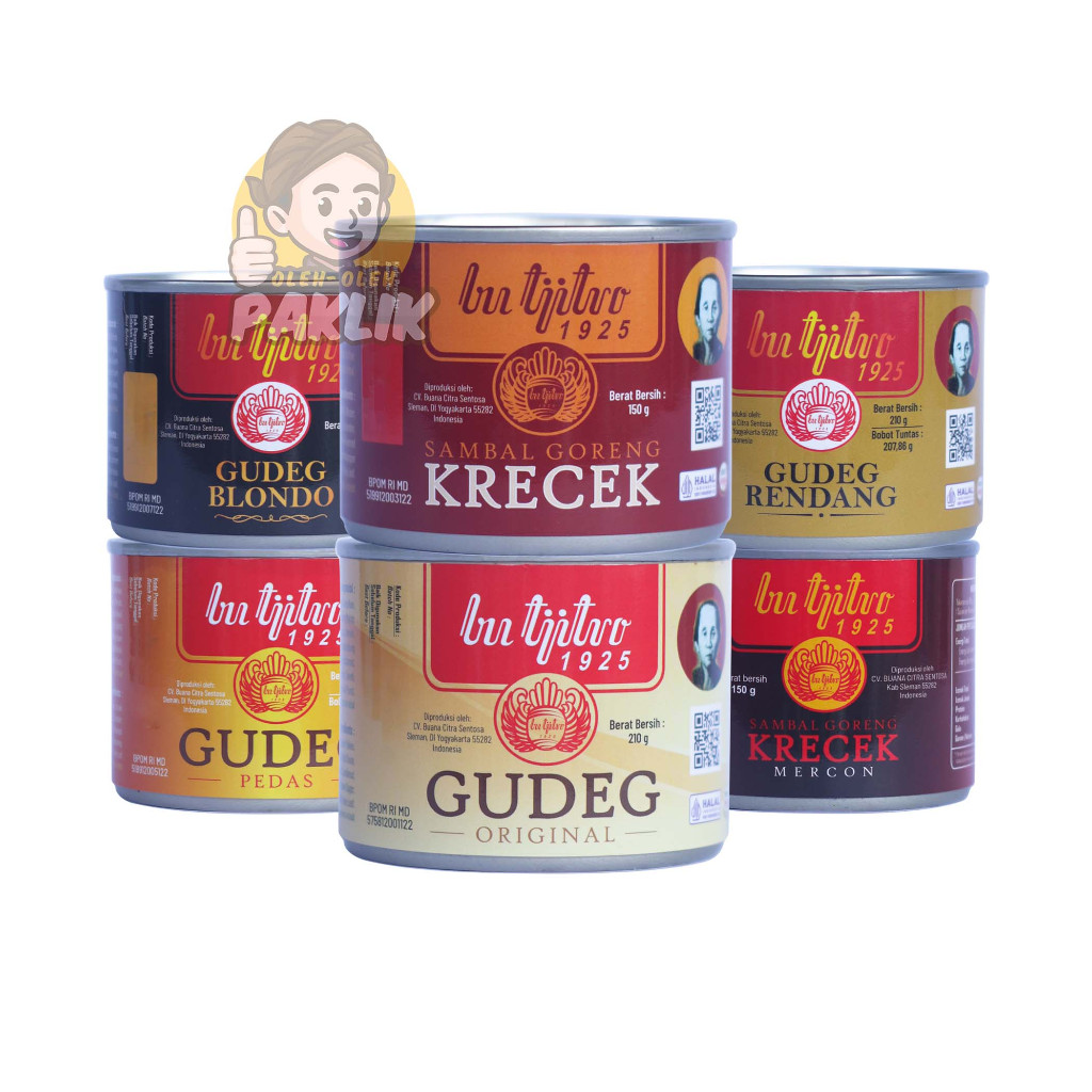 

Gudeg Bu Tjitro 1925 Kaleng Khas Jogja