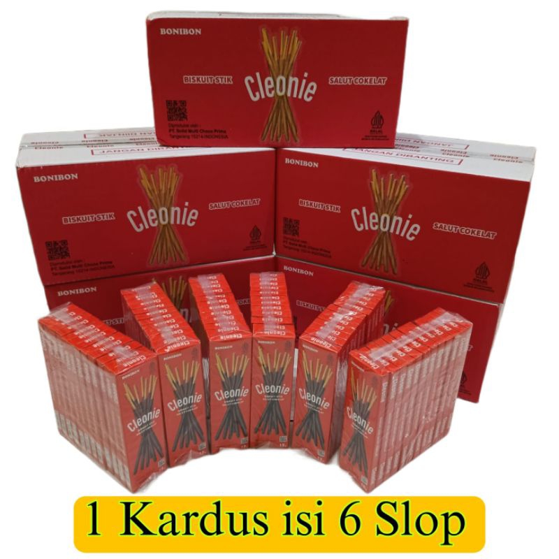 

Cokelat Stik/Biskuit Stik Salut Coklat 1 dus isi 6 Slop