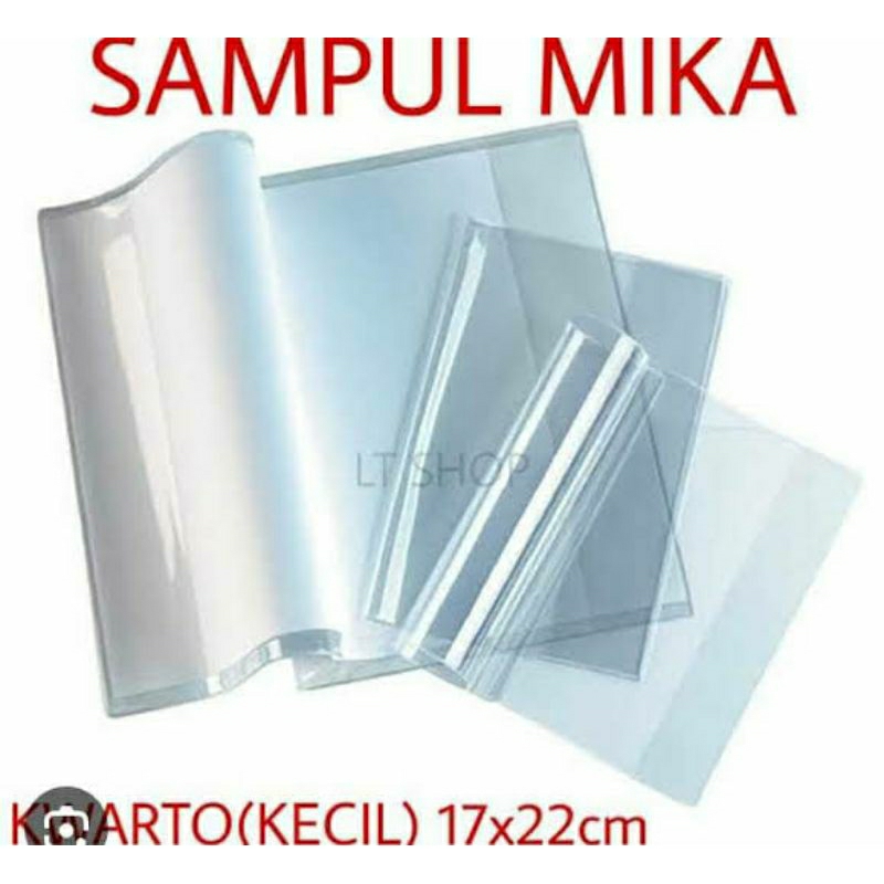 

sampul mika plastik Kwarto tebal (Ukuran Buku SIDU)