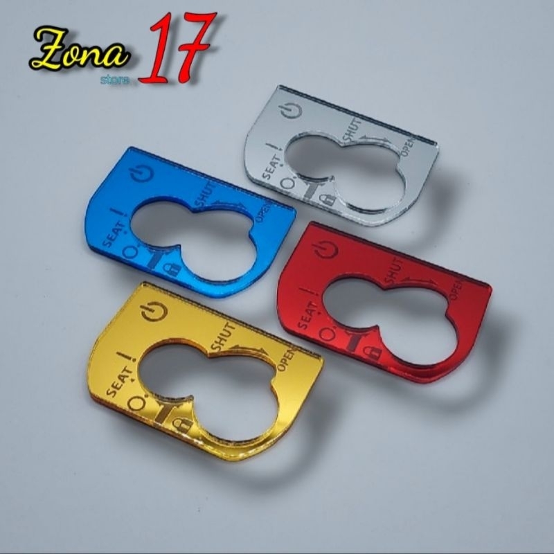 emblem keyles kunci kontak akrilik honda beat deluxe scoopy new