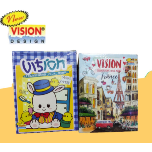 

(Pak/10Pcs) VISION - Buku Tulis 58 Lembar