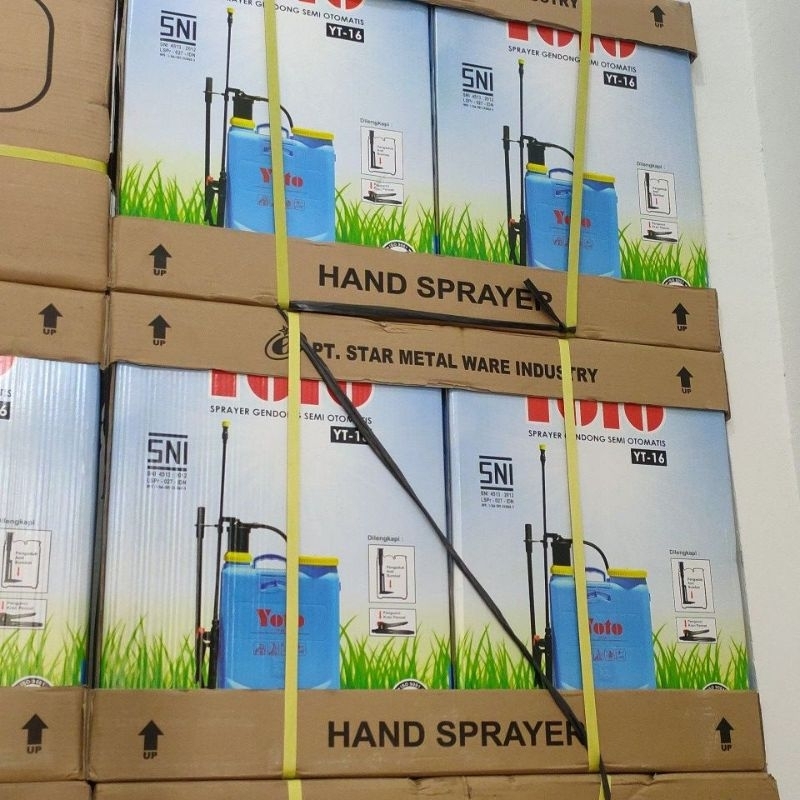 Sprayer manual yoto 16 liter