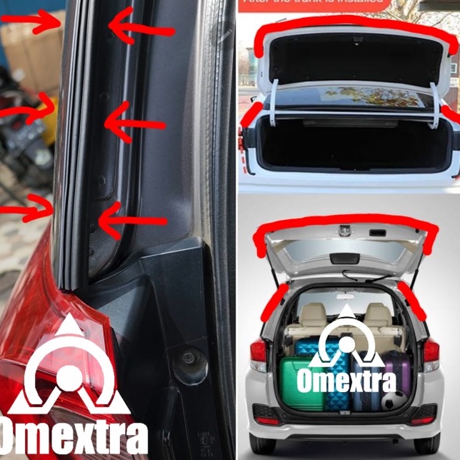 Karet Peredam Bagasi Omextra Karet Peredam Pintu Bagasi Seal Mobil Big