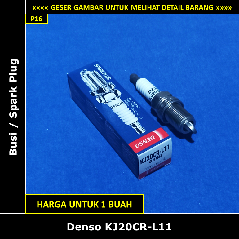 Busi Chevrolet Cruze J300 1800 cc 2010-2012 Denso KJ20CR-L11 Spark Plug KJ20CRL11