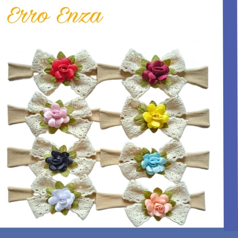 Nylon Headband Usa Bando Anak Bandana Bàyi Vintage Jasmine