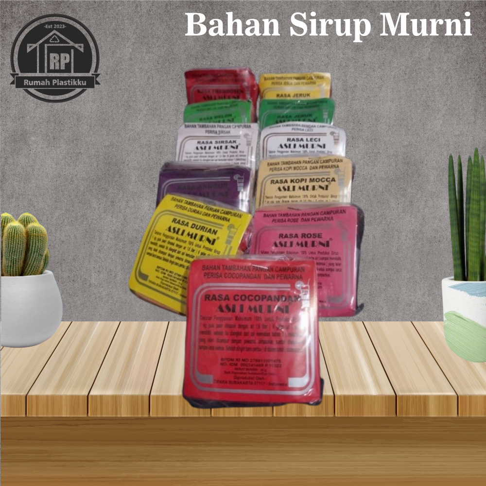 

Bahan Sirup Murni All Varian