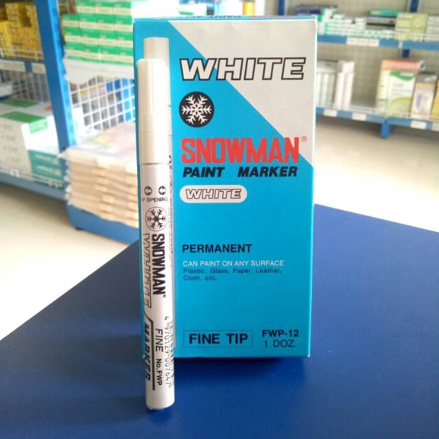 

BOMBASTIS Spidol Paint Marker White kecil
