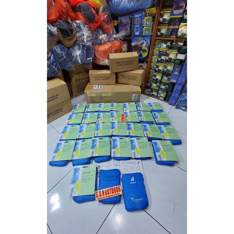 KODE G98P deuter rain cover bag raincover original sarung pelindung tas carrier gunung