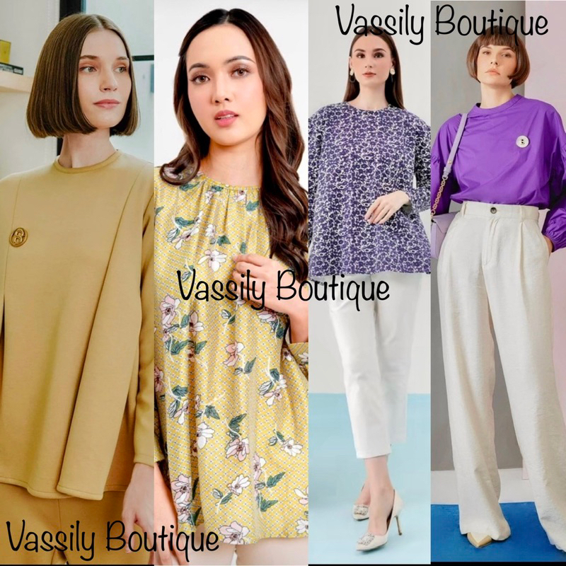 SALE Benang Jarum Blouse: Sweet Pie Tied, Deana, Ariana, Dahlia, Uma Puffy