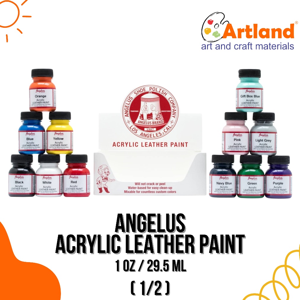 

Angelus Acrylic Leather Paint 1oz 295ml 12 d I5V8