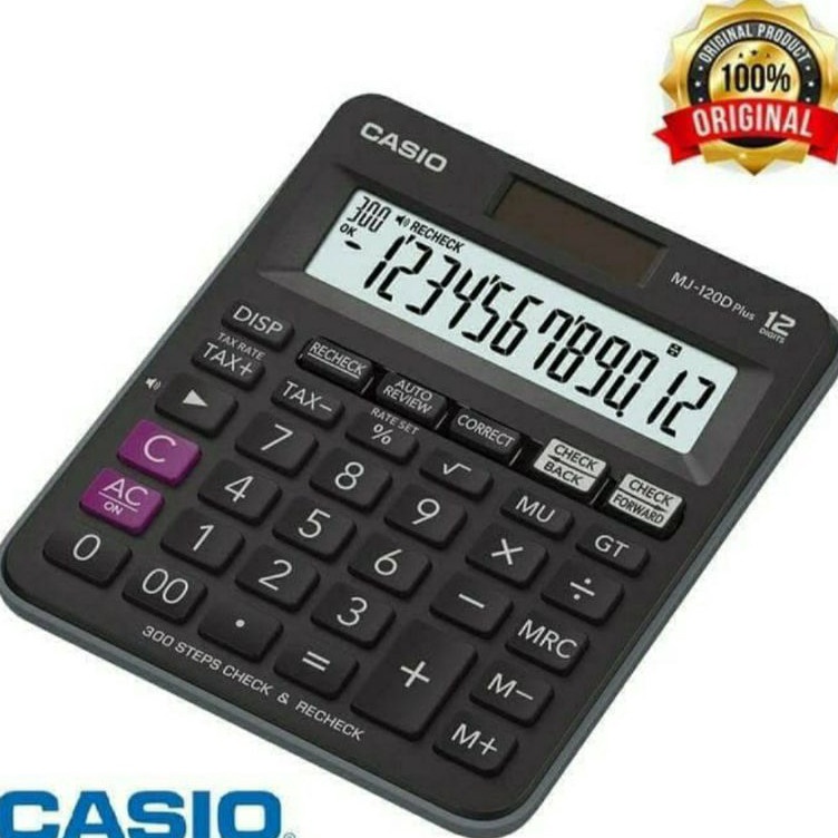 

KALKULATOR MEJA ORIGINAL CASIO MJ12D PLUS Check Correct Calculator Desktop m B6L5