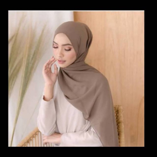 DAHSYAT Pashmina Ceruti Babydoll ceruty Hijab syari kerudung