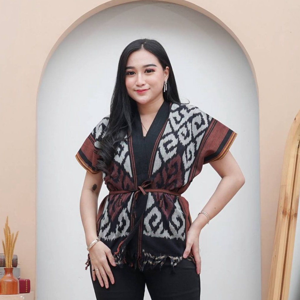 KODE T2X ANA best OUTER TENUN IKAT TALI UNISEX SONGKET JEPARA TORAJA PRIA WANITAKU LOMBOK SUMBA MALA