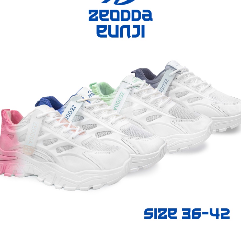 Zeodda Free Kotak Eunji Sepatu Sneakers Wanita Casual Korea Style 133