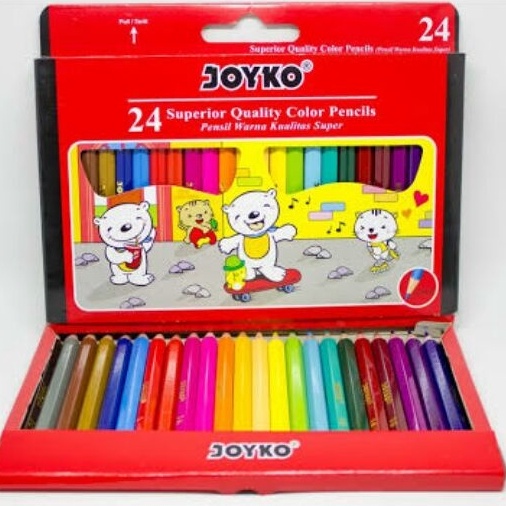 

Pensil 24 Warna Panjang Joyko u S5B5