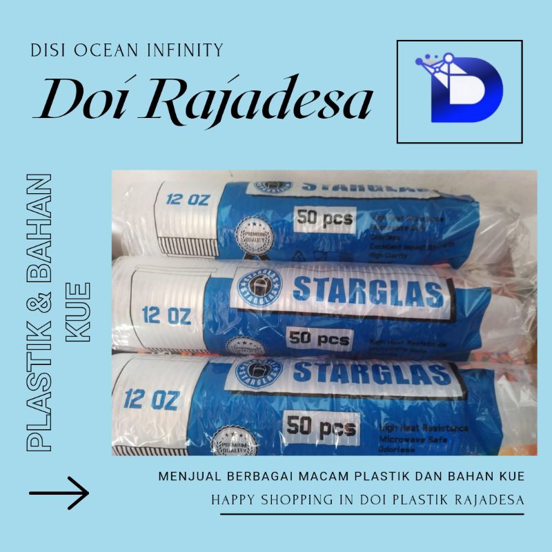 Cup Gelas Starglass Uk. 12 Oz