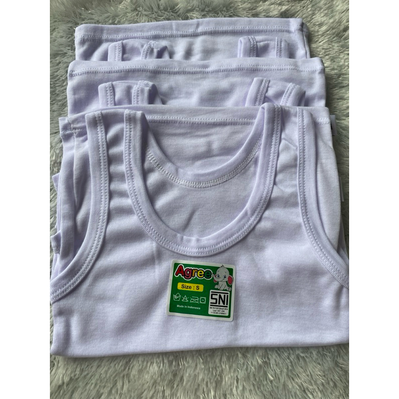 (3PCS/6PCS) Agree Singlet Anak ST02 Singlet Remaja