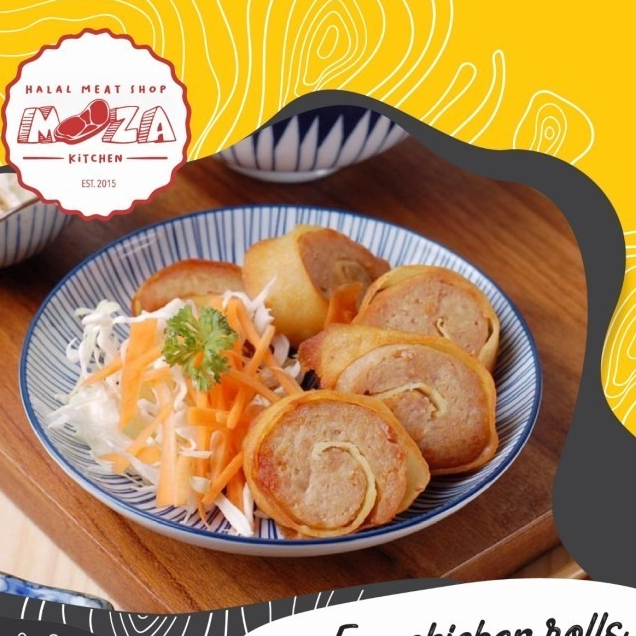 

Chicken Egg Roll Moza Premium Halal