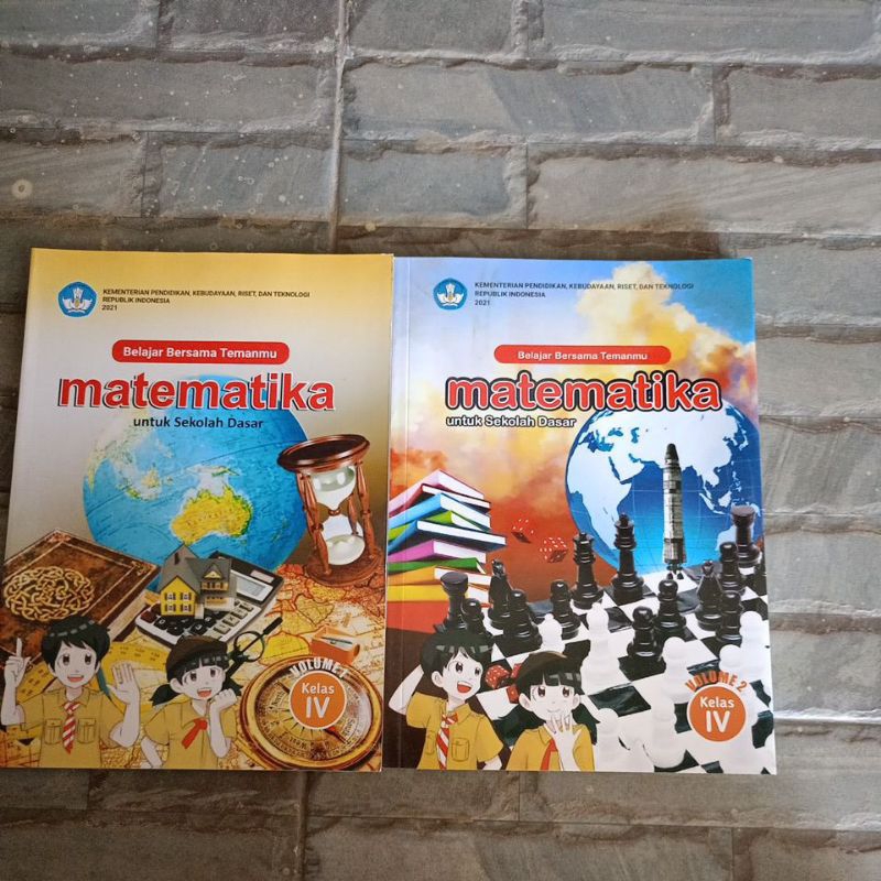 Buku Belajar Bersama Temanmu Matematika SD Kelas 4 Volume 1 dan 2KurikulumMerdekaBelajar