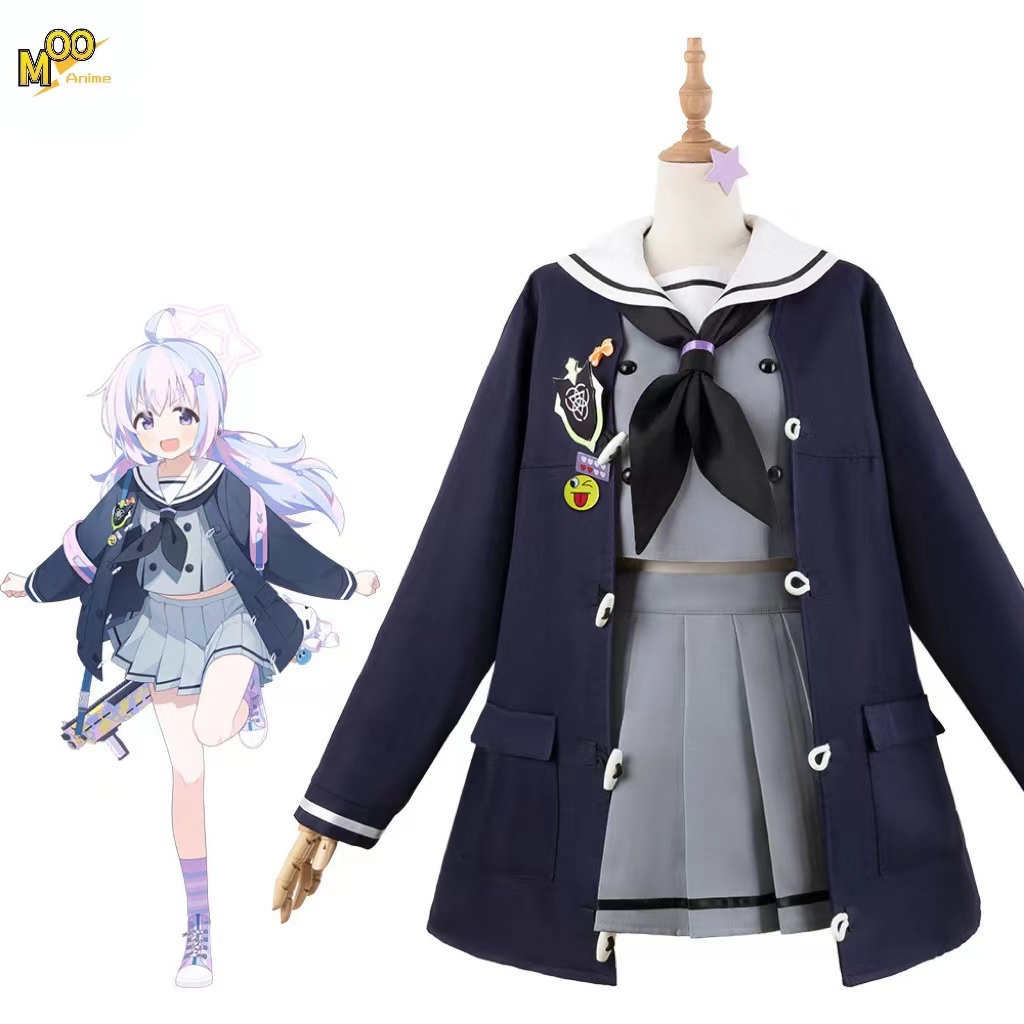Blue Archive cosplay costume Uzawa Reisa cosplay costume and wig Game anime party costumes