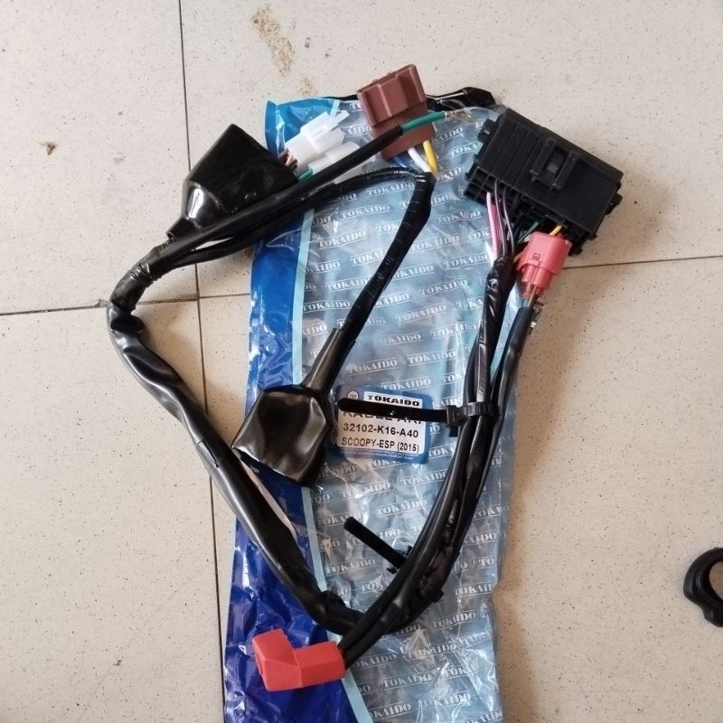 kabel aki tokaido SCOOPY ESP 2015/kabel body bagian accu aki scoopy esp 2015