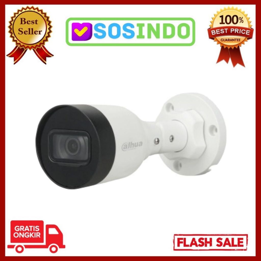 IP CAMERA DAHUA OUTDOOR 2MP DH-IPC-HFW1230S1-A-S5
